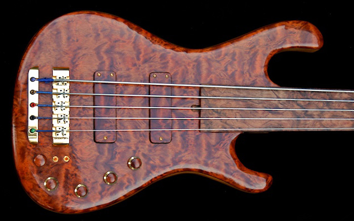 Bubinga fretless